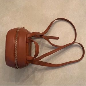 forever 21 // golden brown // mini backpack